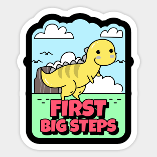 First Big Steps | Cute Kids Sticker